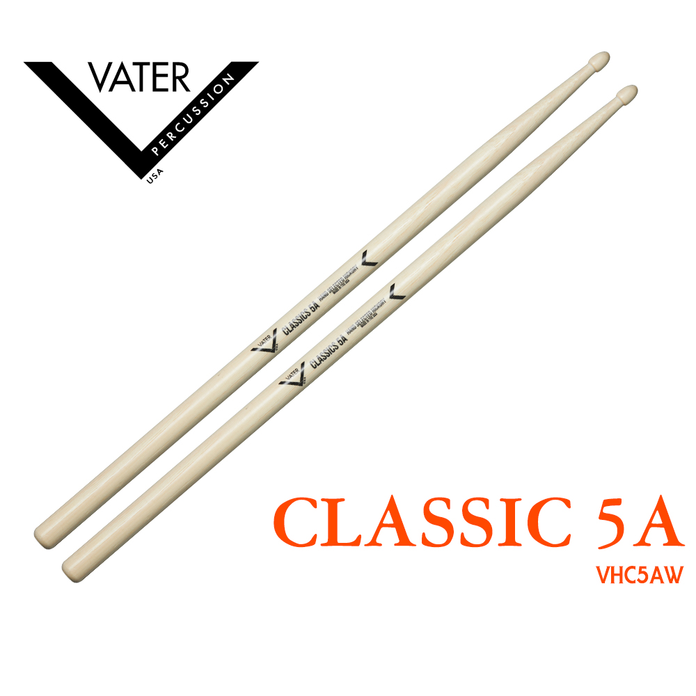 Vater 드럼스틱 Classic 5A (VHC5AW)